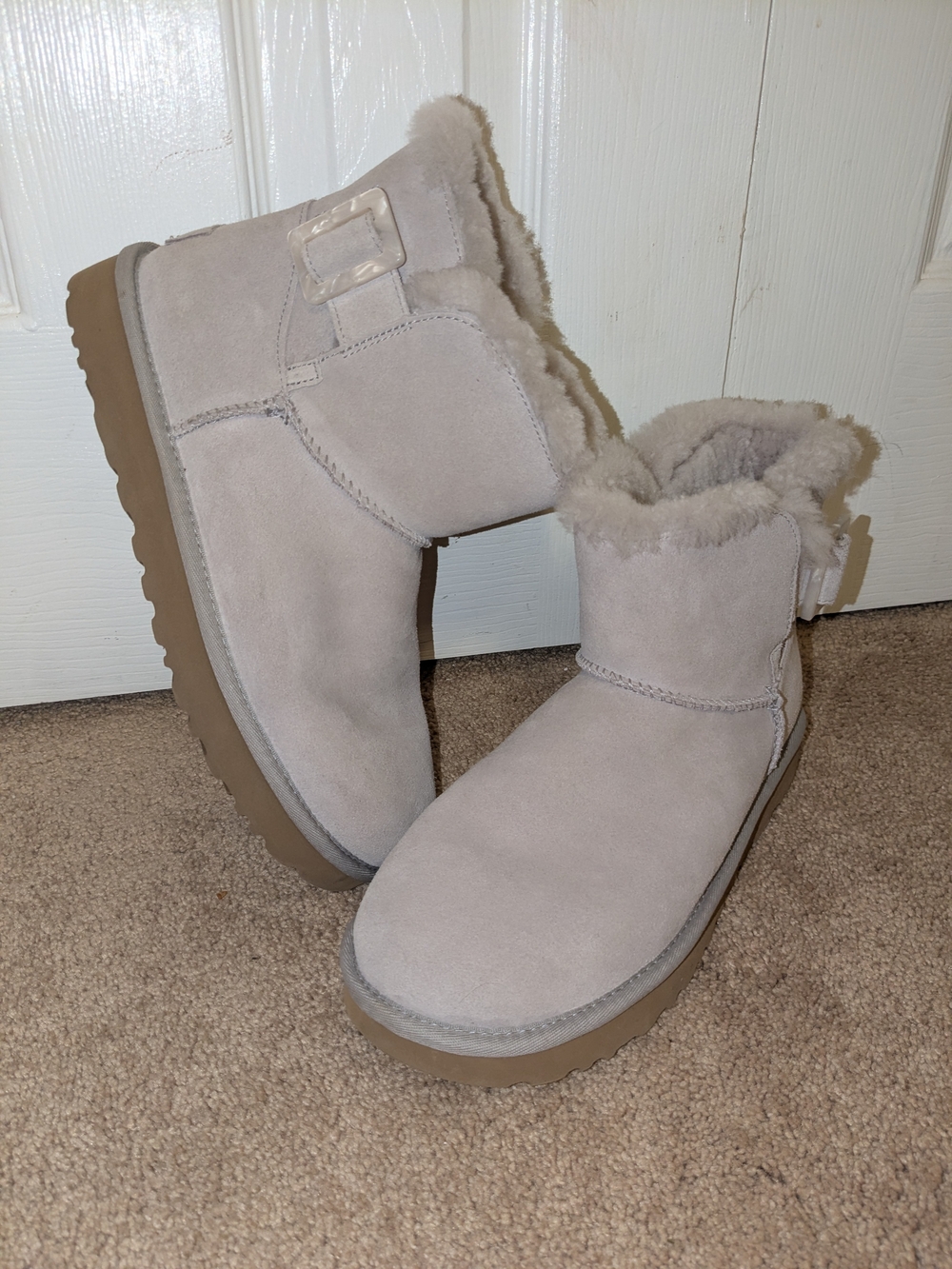 Ugg Lavender Buckle Boots